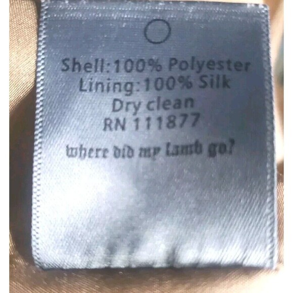 L.A.M.B By Gwen Stefani Silk Lined Dress Women's 4 Black  Pleated Fall 2007 - Picture 11 of 11